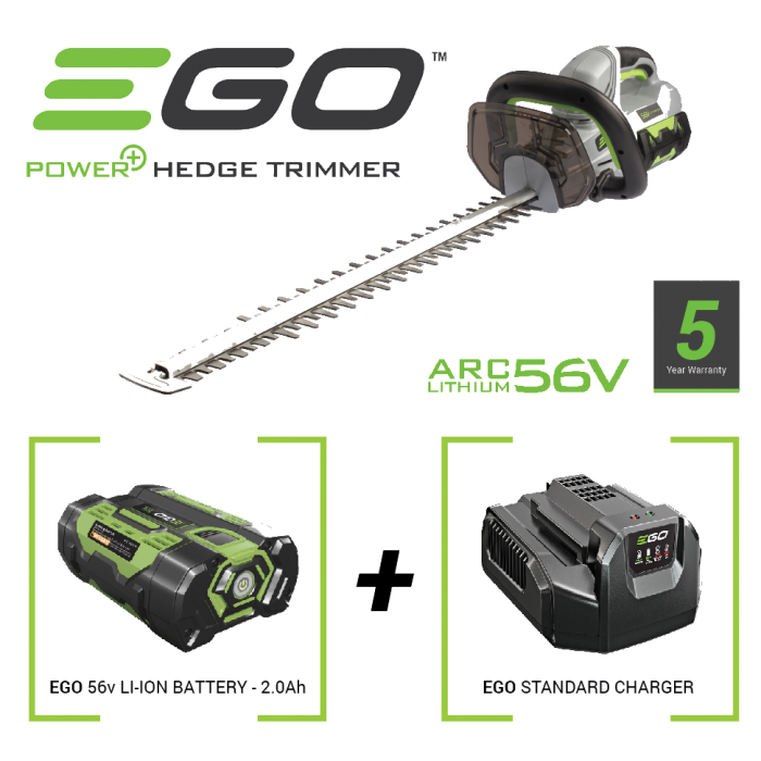 Ego Power Plus 56 Volt Hedgetrimmer Package Deal